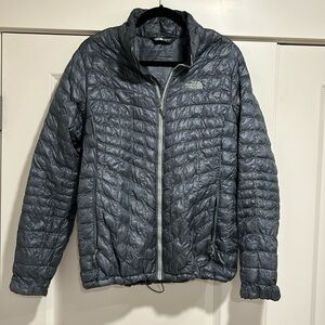 Green North Face Thermoball Puffer Jacket